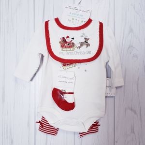 NWT Starting Out My First Christmas 4 Piece Set